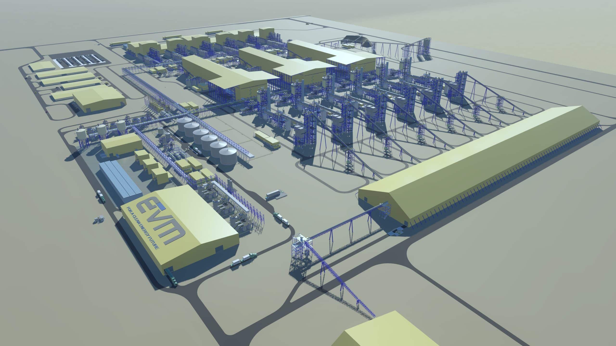 EVM Battery Chemicals Complex Lithium Chemicals Plant