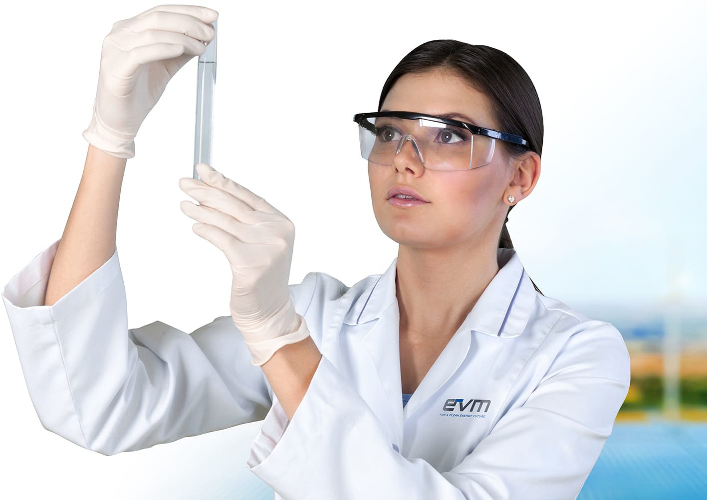 Lady in lab