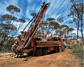 lithium mining truck