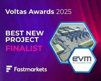 Fastmarkets Voltas Awards Best New Project EVM EV Metals Group